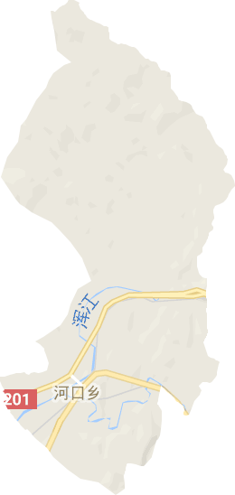 河口街道电子地图