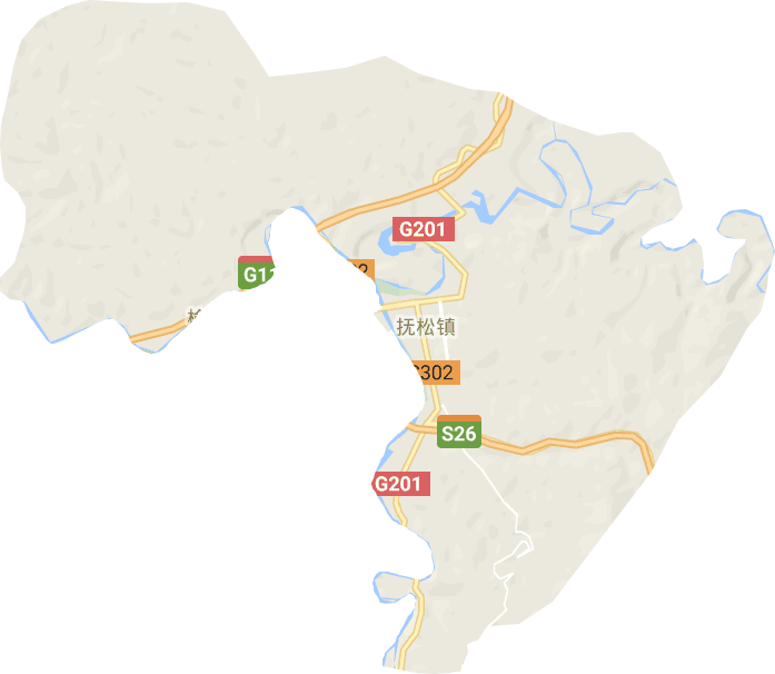 抚松镇电子地图