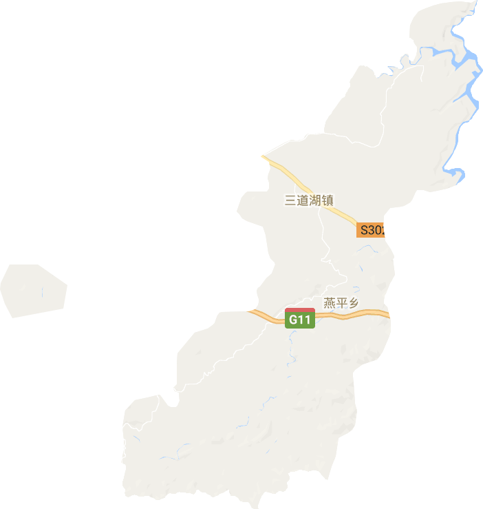 三道湖镇电子地图