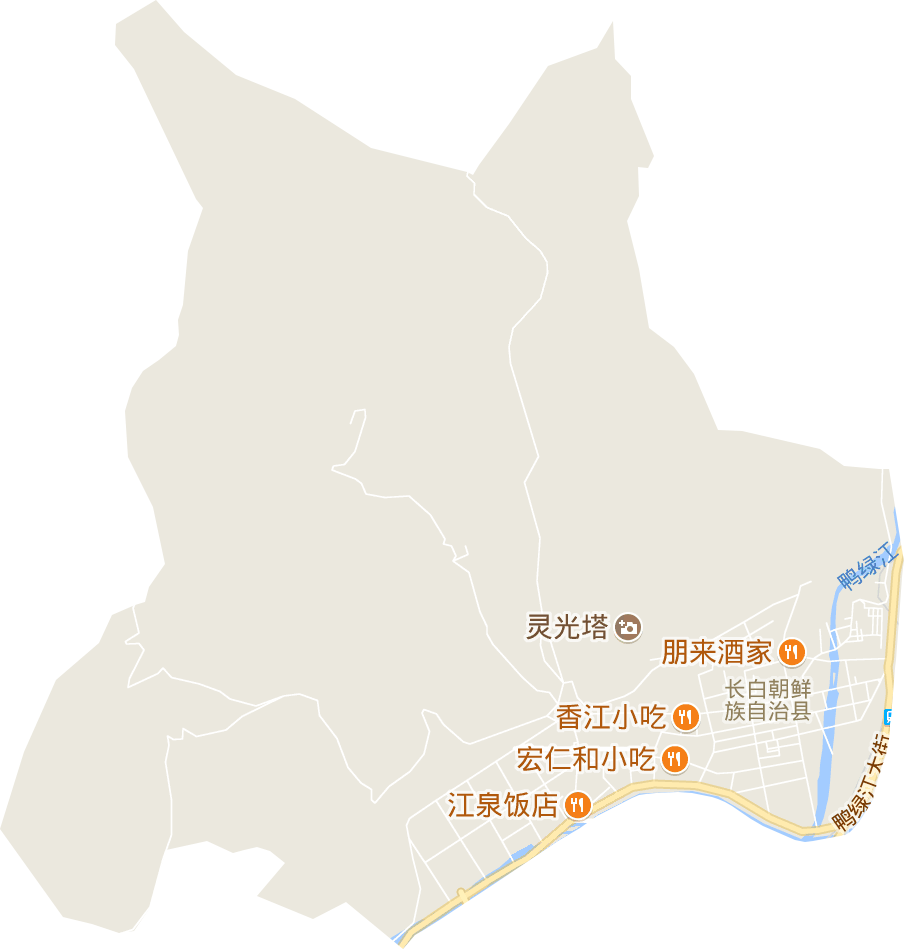 长白镇电子地图