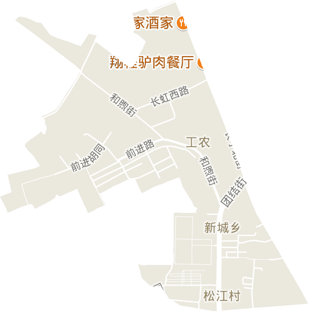 前进街道电子地图