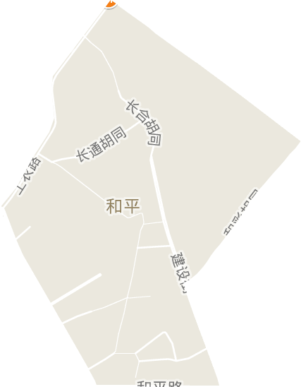 和平街道电子地图