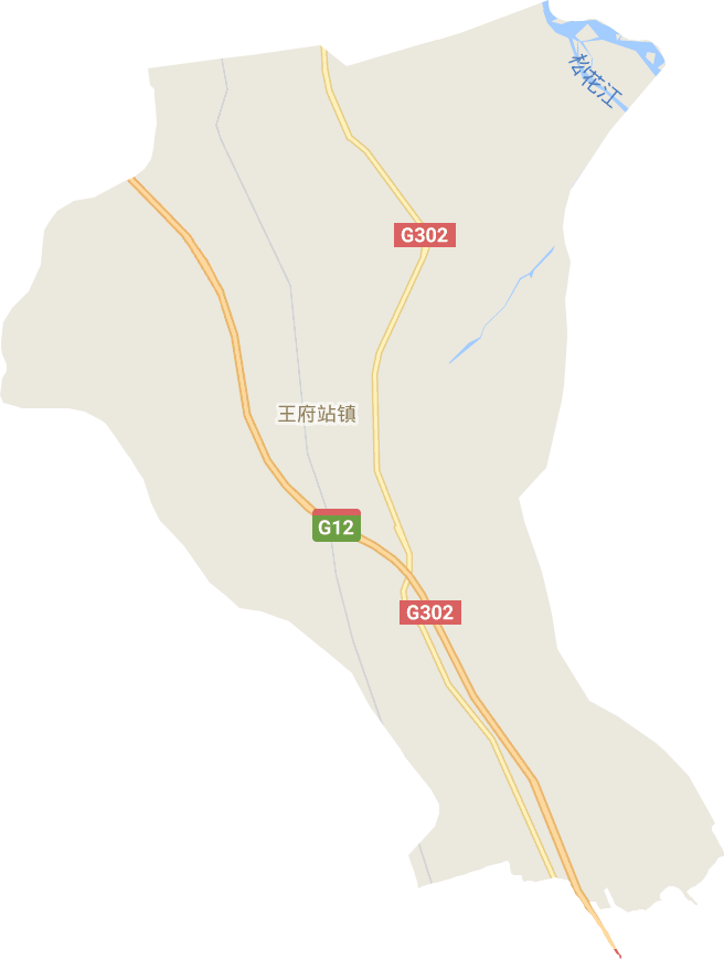 王府站镇电子地图
