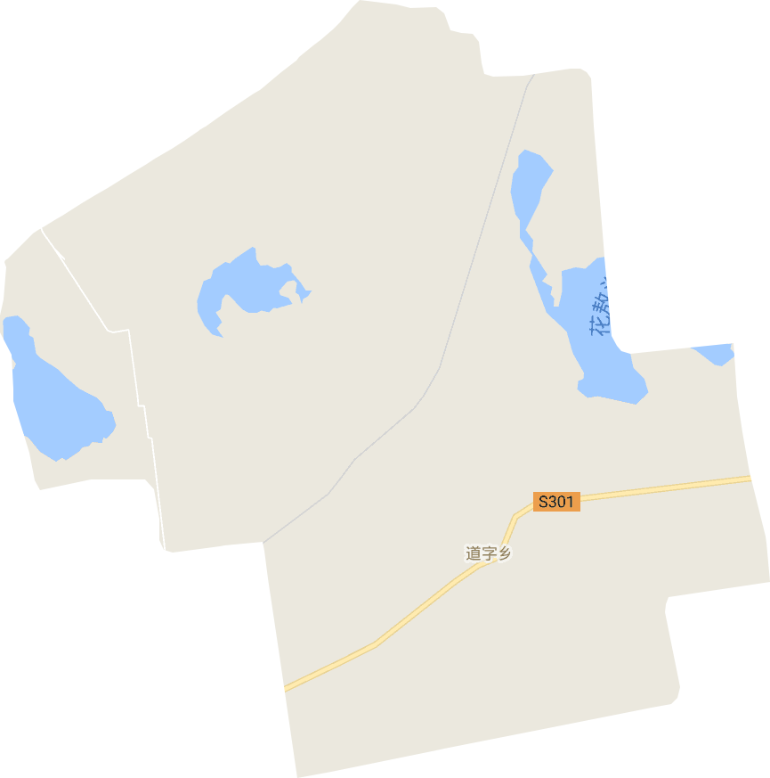 道字乡电子地图