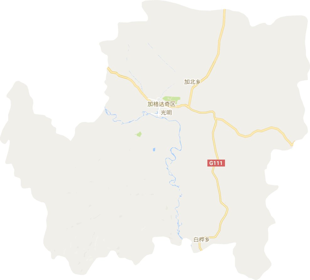 加格达奇区电子地图