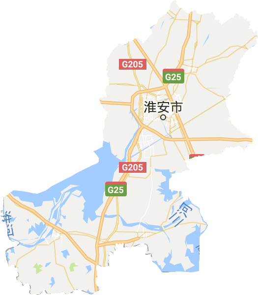 淮安市电子地图