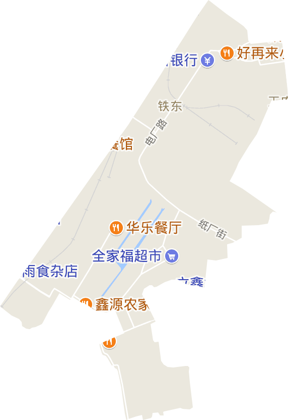 铁东街道电子地图