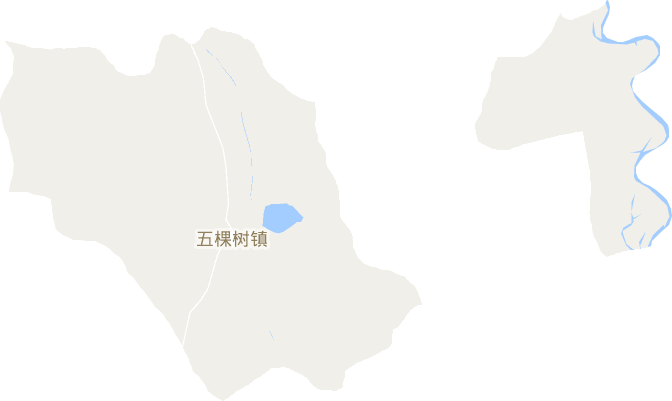 五棵树镇电子地图