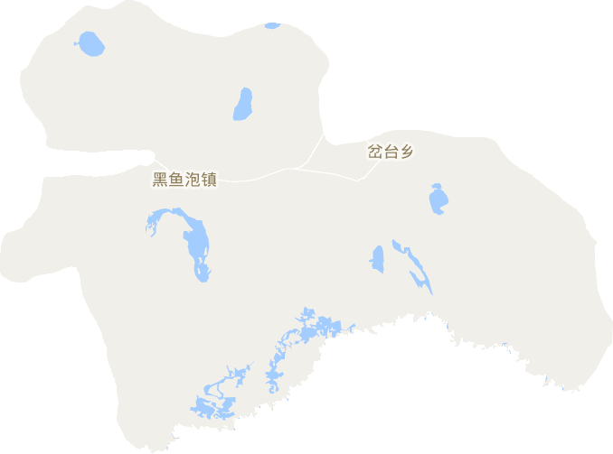黑鱼泡镇电子地图