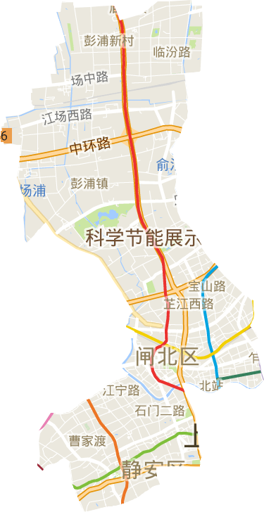 静安区电子地图