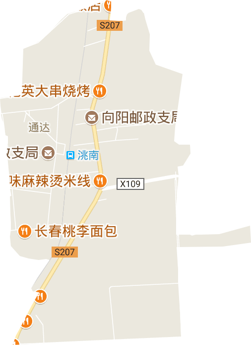 通达街道电子地图