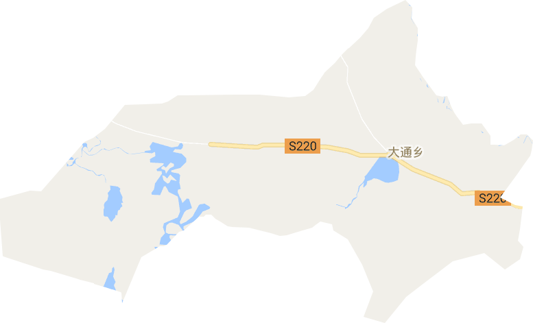 大通乡电子地图