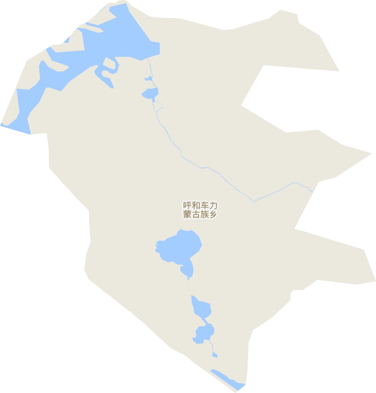 呼和车力蒙古族乡电子地图