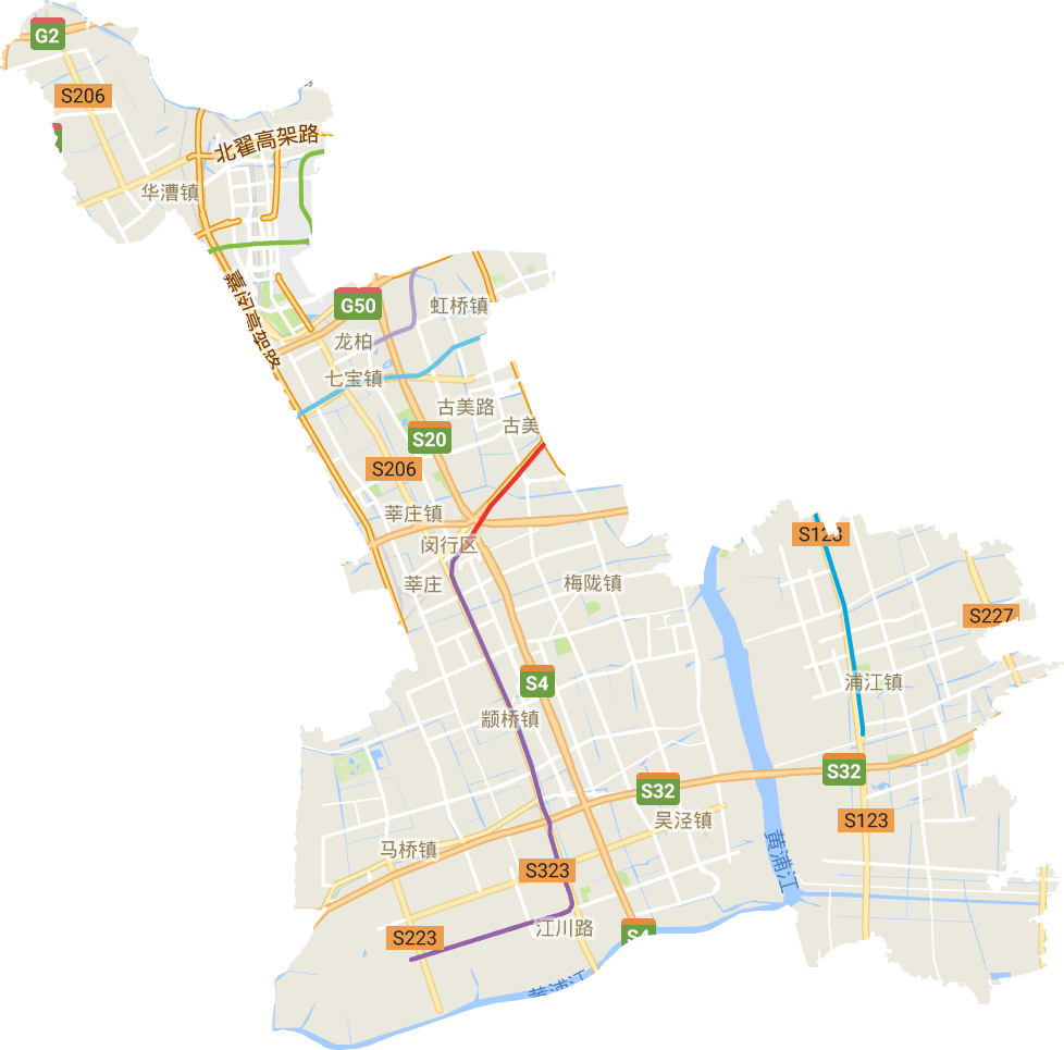闵行区电子地图
