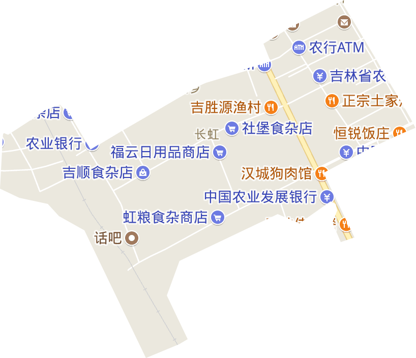 长虹街道电子地图