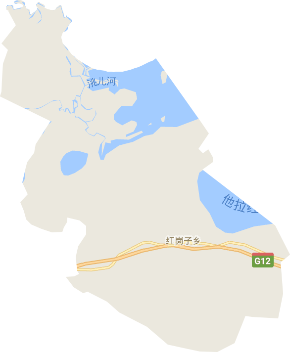 红岗子乡电子地图