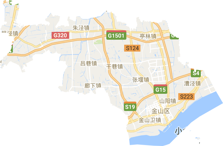 金山区电子地图