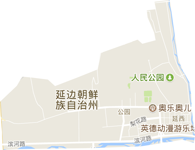 公园街道电子地图