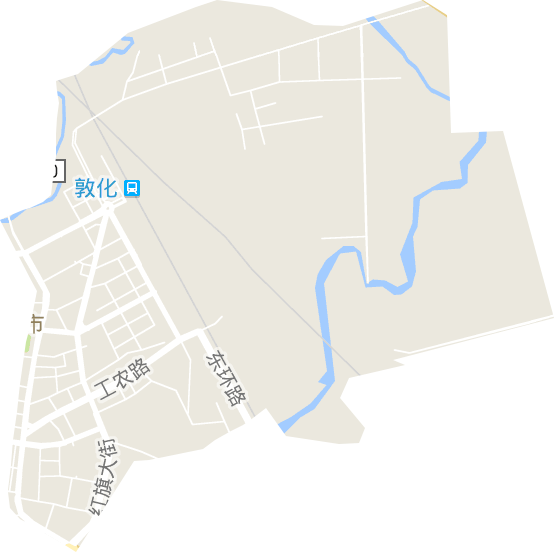 渤海街道电子地图