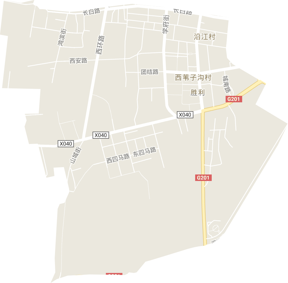 胜利街道电子地图