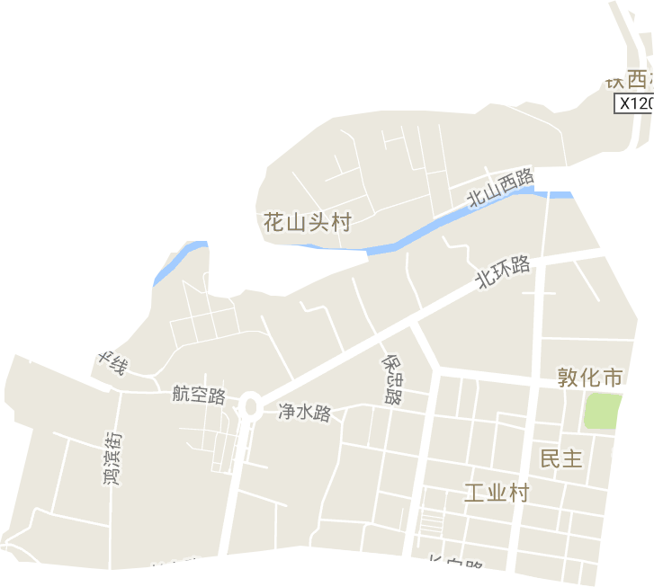 民主街道电子地图