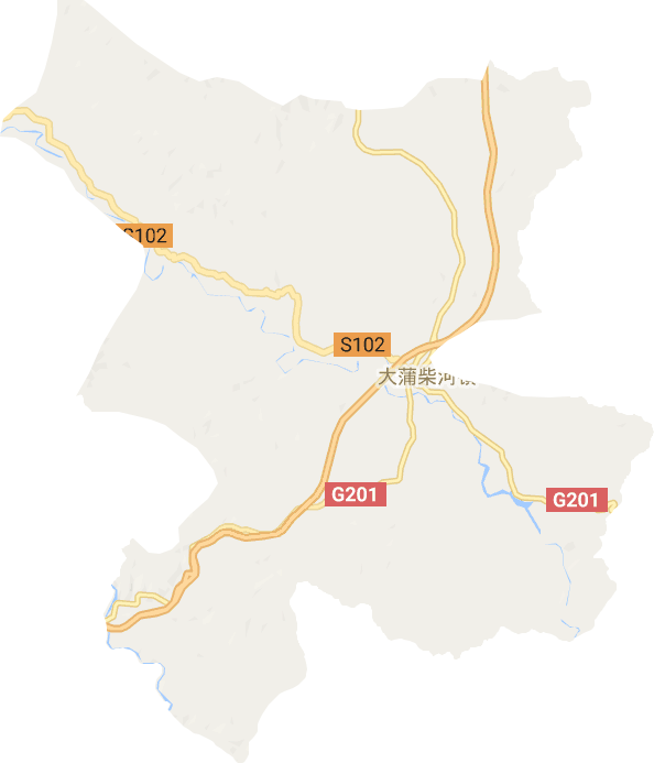 大蒲柴河镇电子地图
