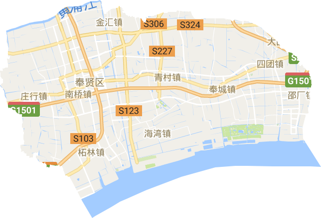 奉贤区电子地图