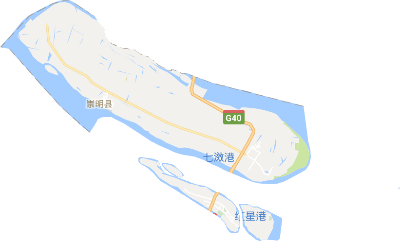 崇明区电子地图