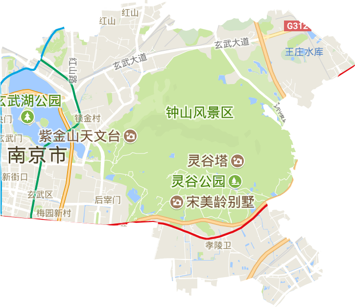 玄武区电子地图