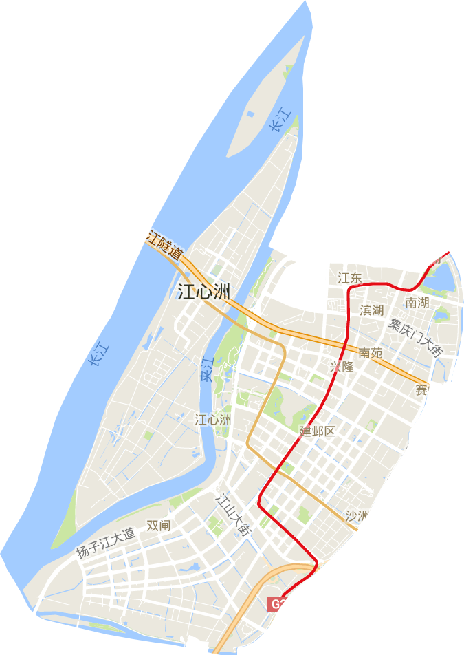 建邺区电子地图
