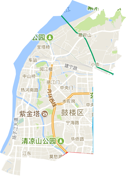 鼓楼区电子地图