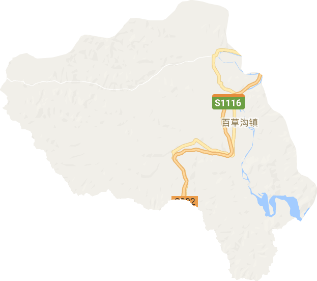 百草沟镇电子地图