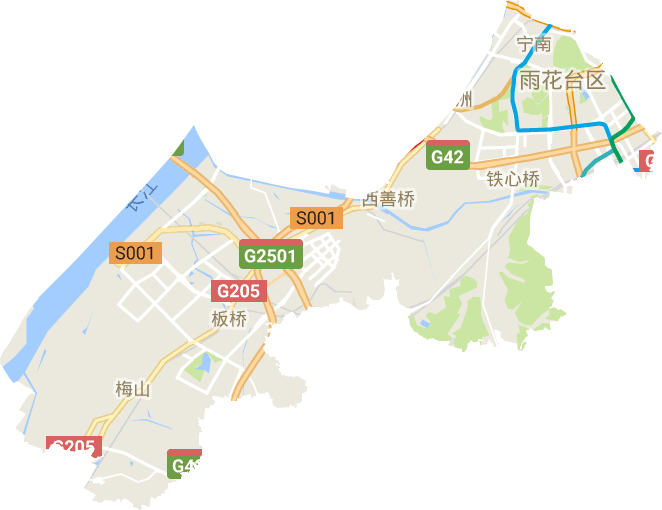 雨花台区电子地图