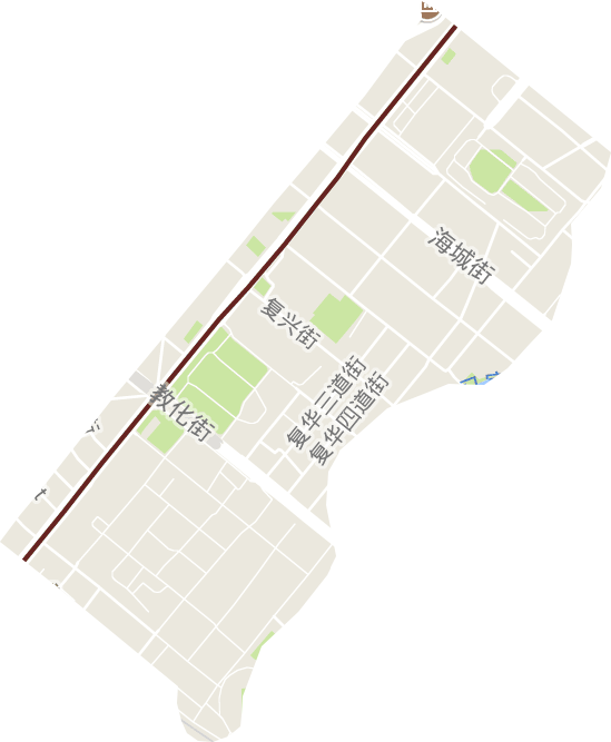 花园街道电子地图