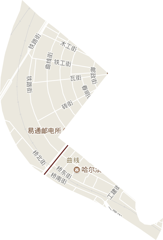 曲线街道电子地图