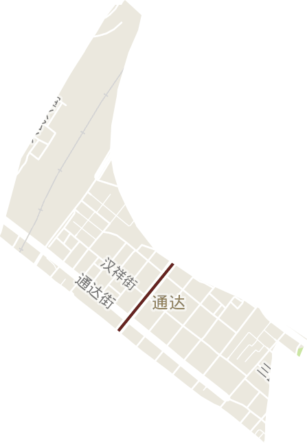 通达街道电子地图