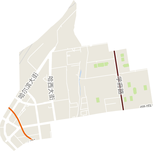 哈西街道电子地图