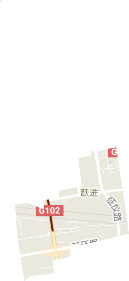 跃进街道电子地图