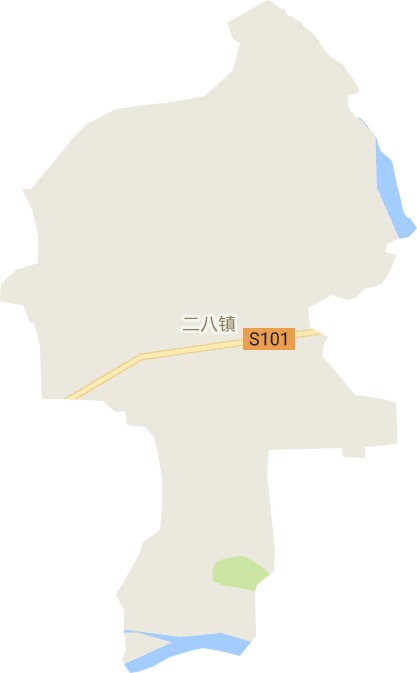 二八镇电子地图