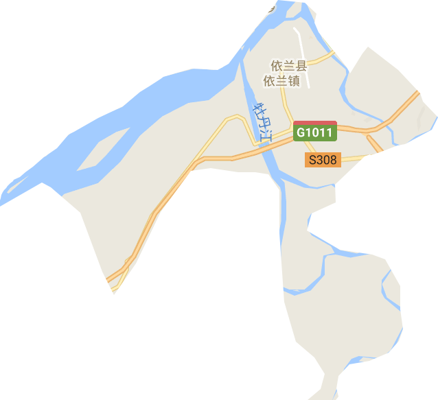 依兰镇电子地图