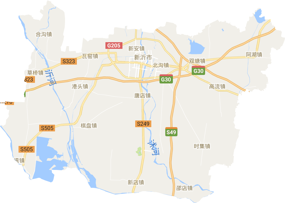 新沂市电子地图