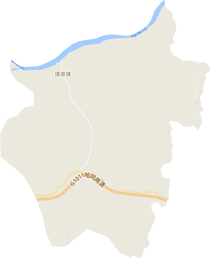 摆渡镇电子地图