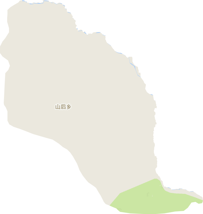 山后乡电子地图