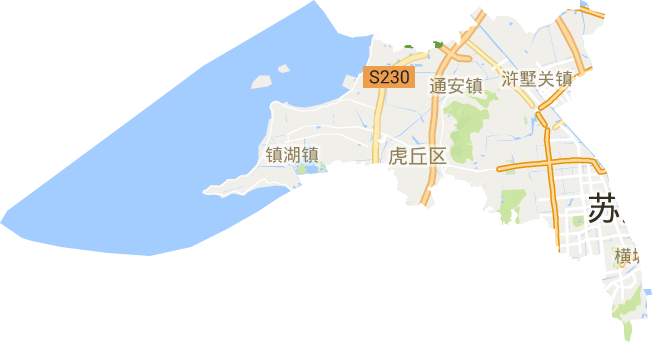 虎丘区电子地图
