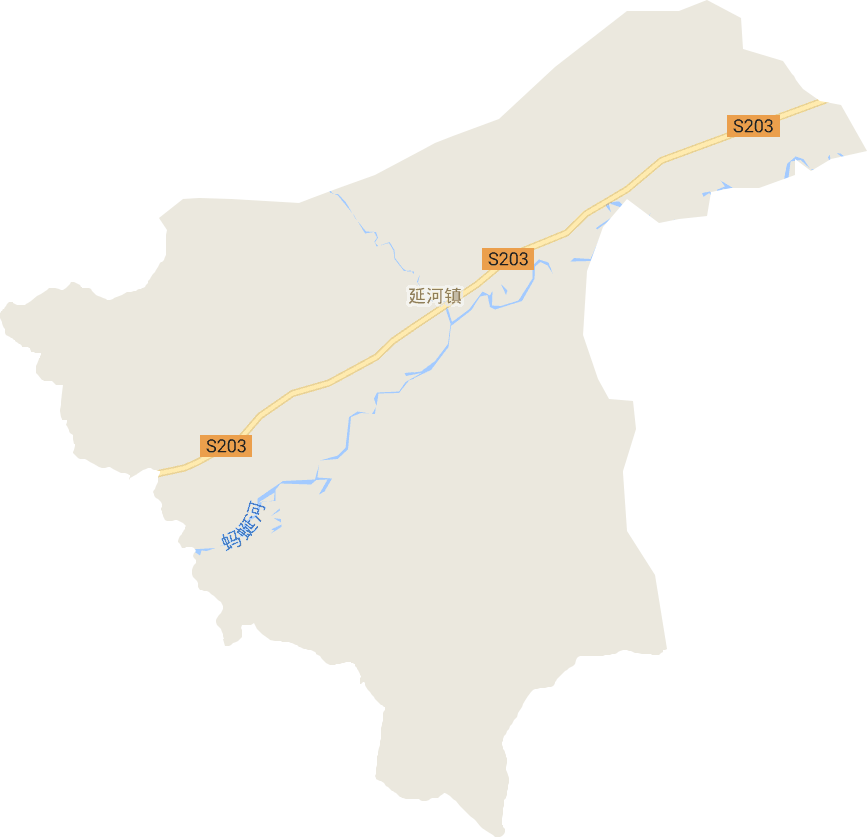 延河镇电子地图