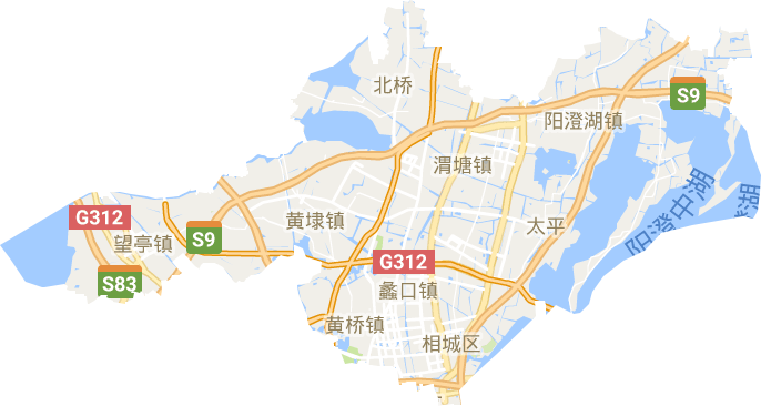 相城区电子地图