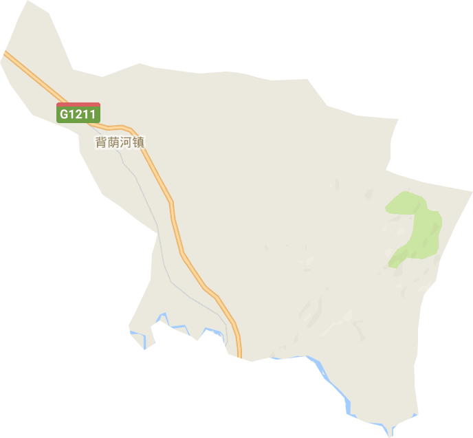 背荫河镇电子地图