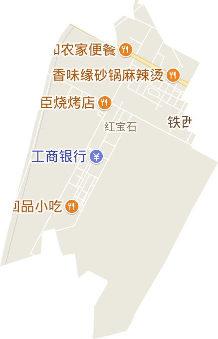 幸福街道电子地图