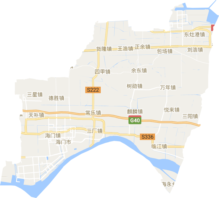 海门区电子地图