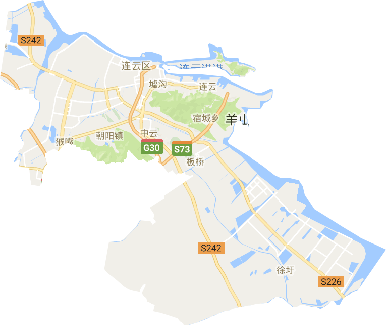 连云区电子地图